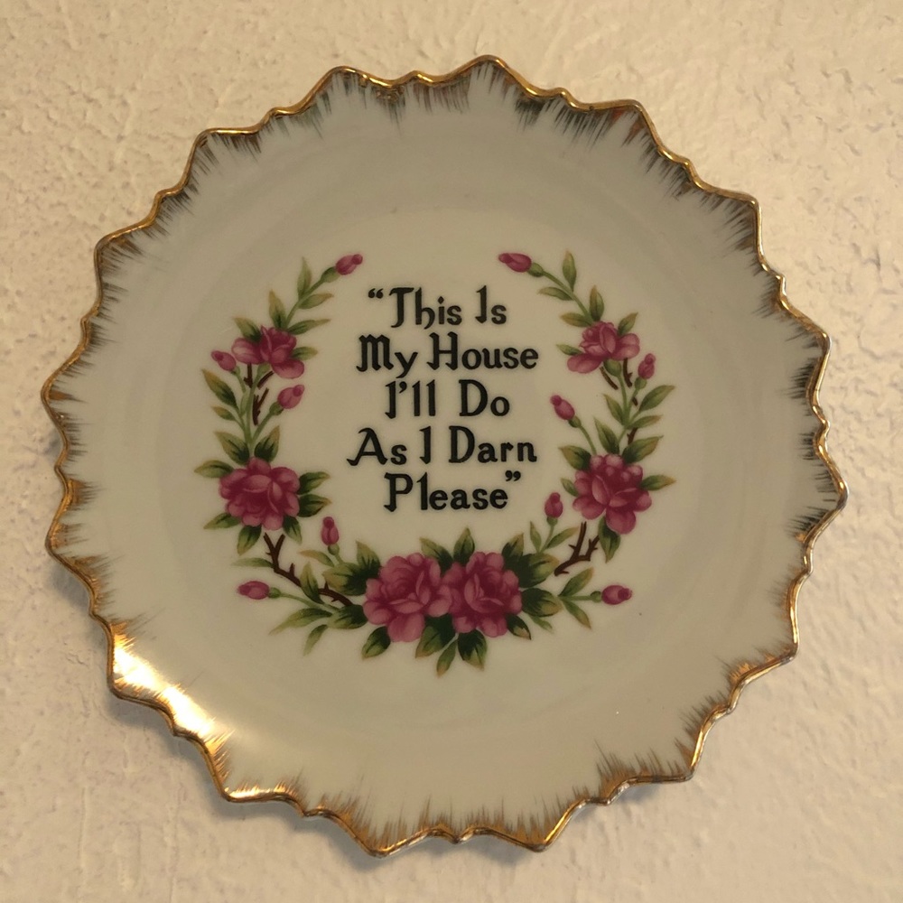 Vintage Wall Decor plate